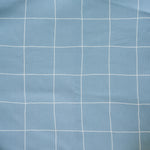 Little Joy Co. Blue Grid Cushion Cover For IKEA Antilop Highchair Wipeable - Furniture > Baby & Toddler Furniture > High Chair & Booster Seat Accessories