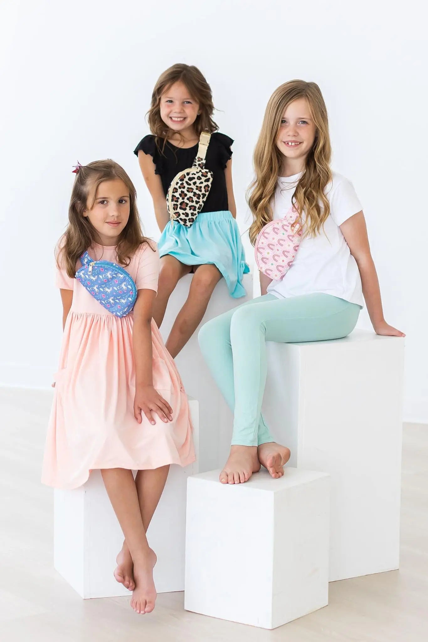 Mila & Rose ® Blue Moon Belt Bag for Kids by Mila and Rose Adventures - Luggage & Bags > Fanny Packs Belt Bag