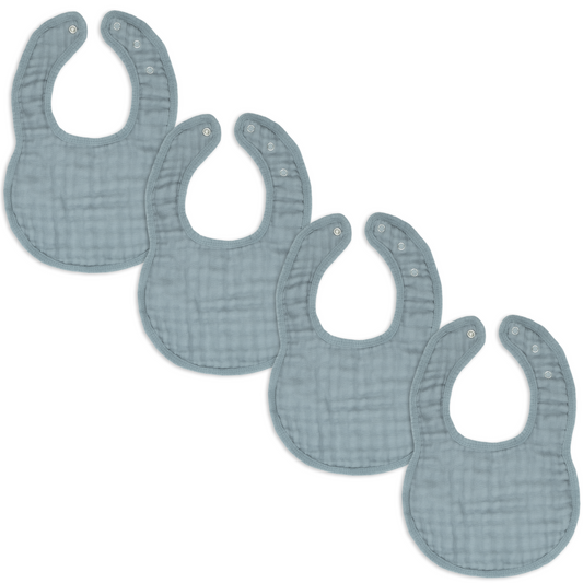 Muslin Bibs In Pacific Blue For Babies Bandana Drool Bibs Comfy Cubs Everetts Place: Online Boutique 16.99