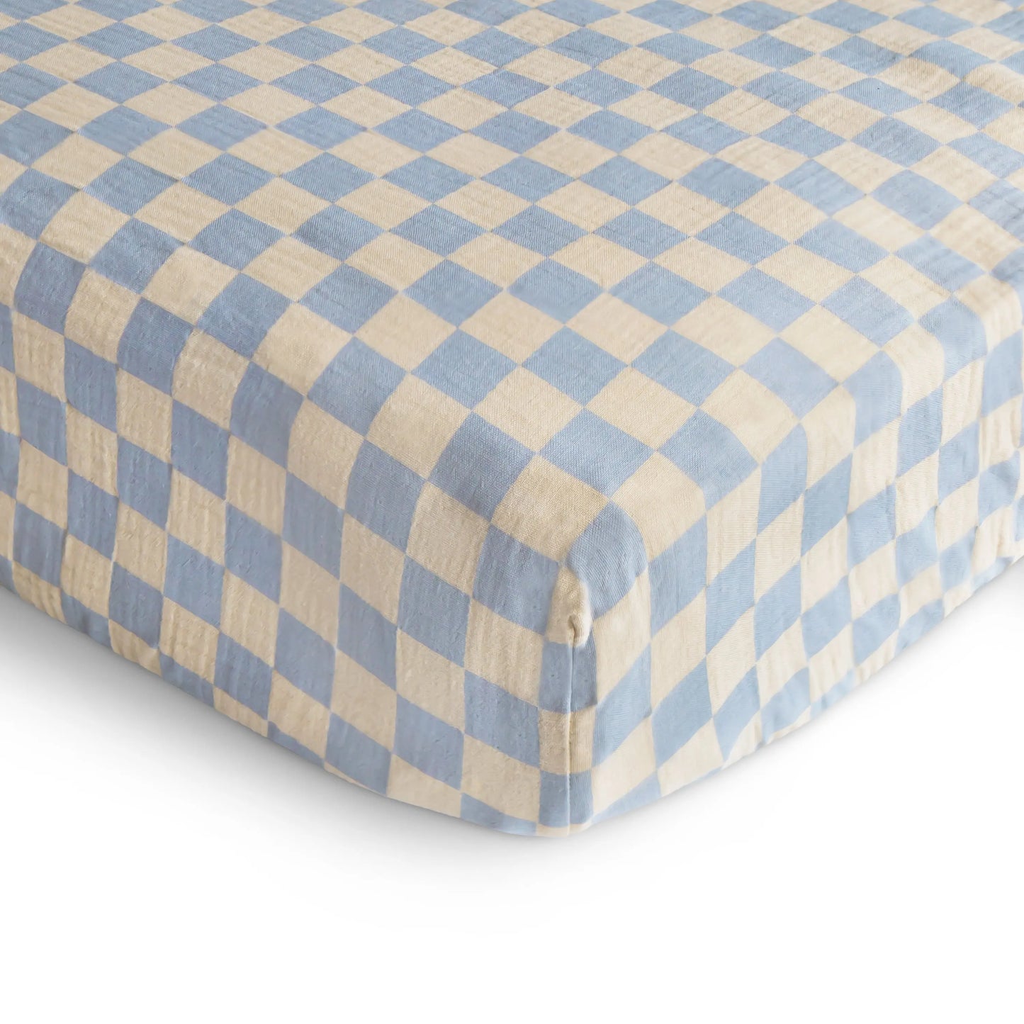 Extra Soft Muslin Crib Sheet for Baby 100% Cotton Breathable and Cozy Mushie