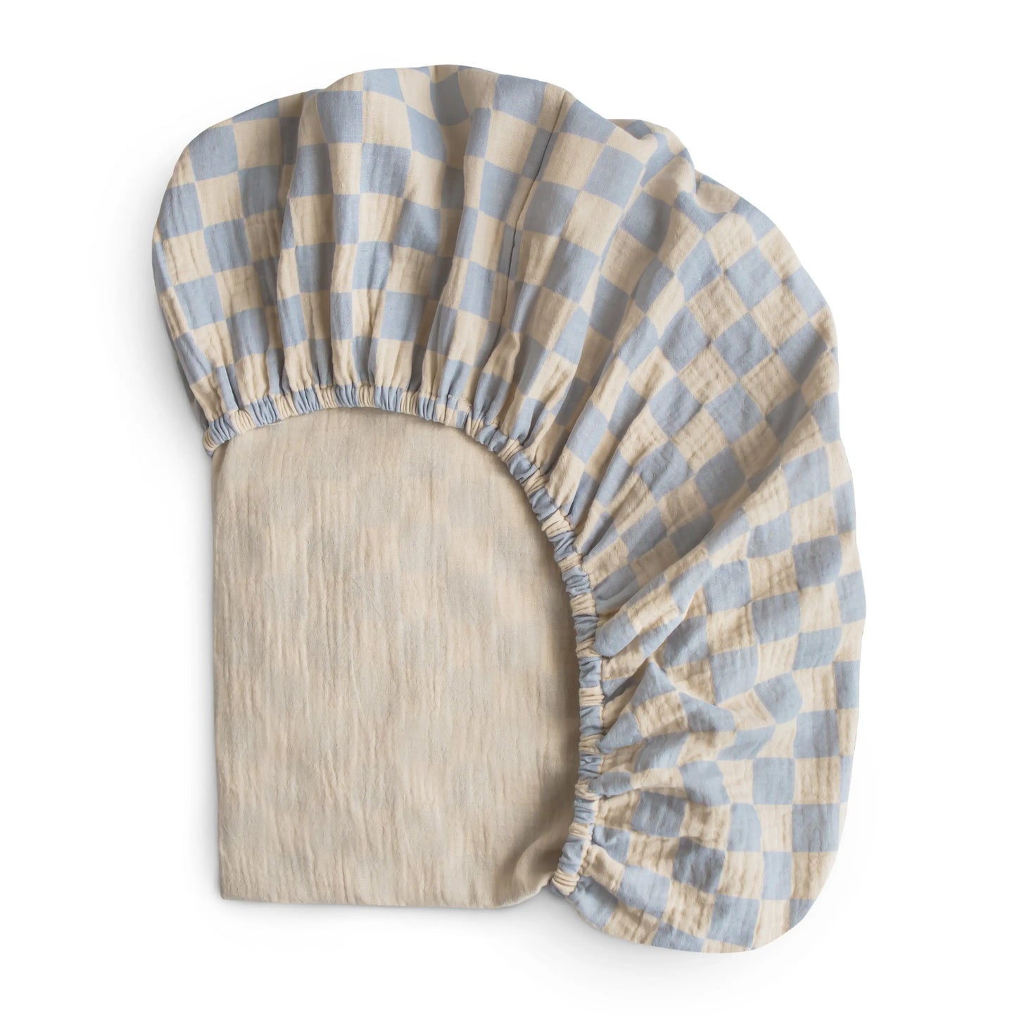 Extra Soft Muslin Crib Sheet for Baby 100% Cotton Breathable and Cozy Mushie