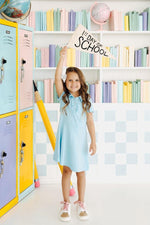 Mila & Rose ® Bluebird Short Sleeve Polo Dress for Girls Mila And Rose - Everetts Place Boutique - 
