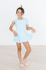 Bluebird Short Sleeve Twirl Leotard For Little Dancers Mila & Rose ® Everetts Place: Online Boutique