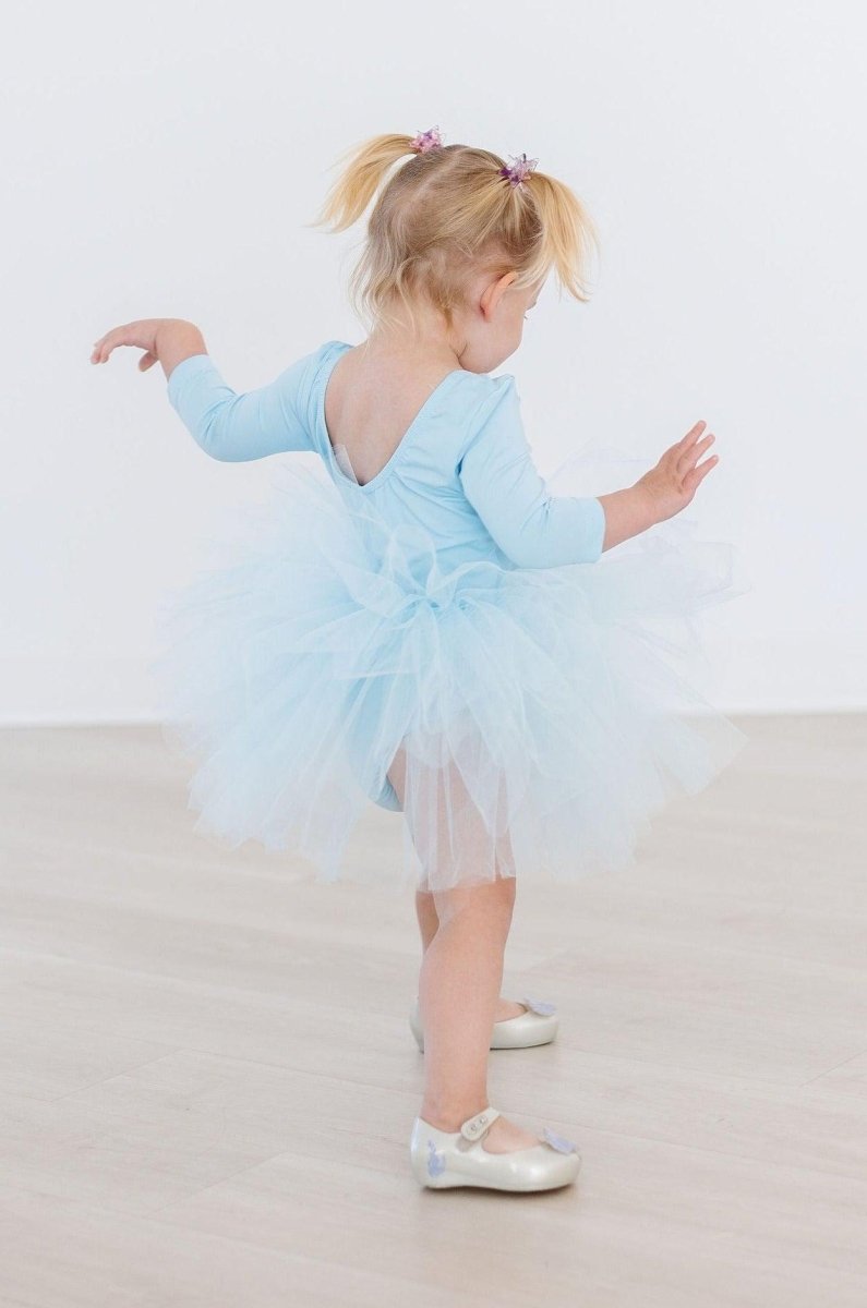 Mila & Rose ® Bluebird Three Quarter Tutu Leotard For Girls Ballet Dance - Everetts Place Boutique - 