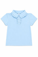 Bluebird S/S Ruffle Polo by Mila & Rose ®
