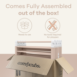 Blush Baby And Toddler Playpen Safe Wood By Comfy Cubs Comfy Cubs Everetts Place: Online Boutique