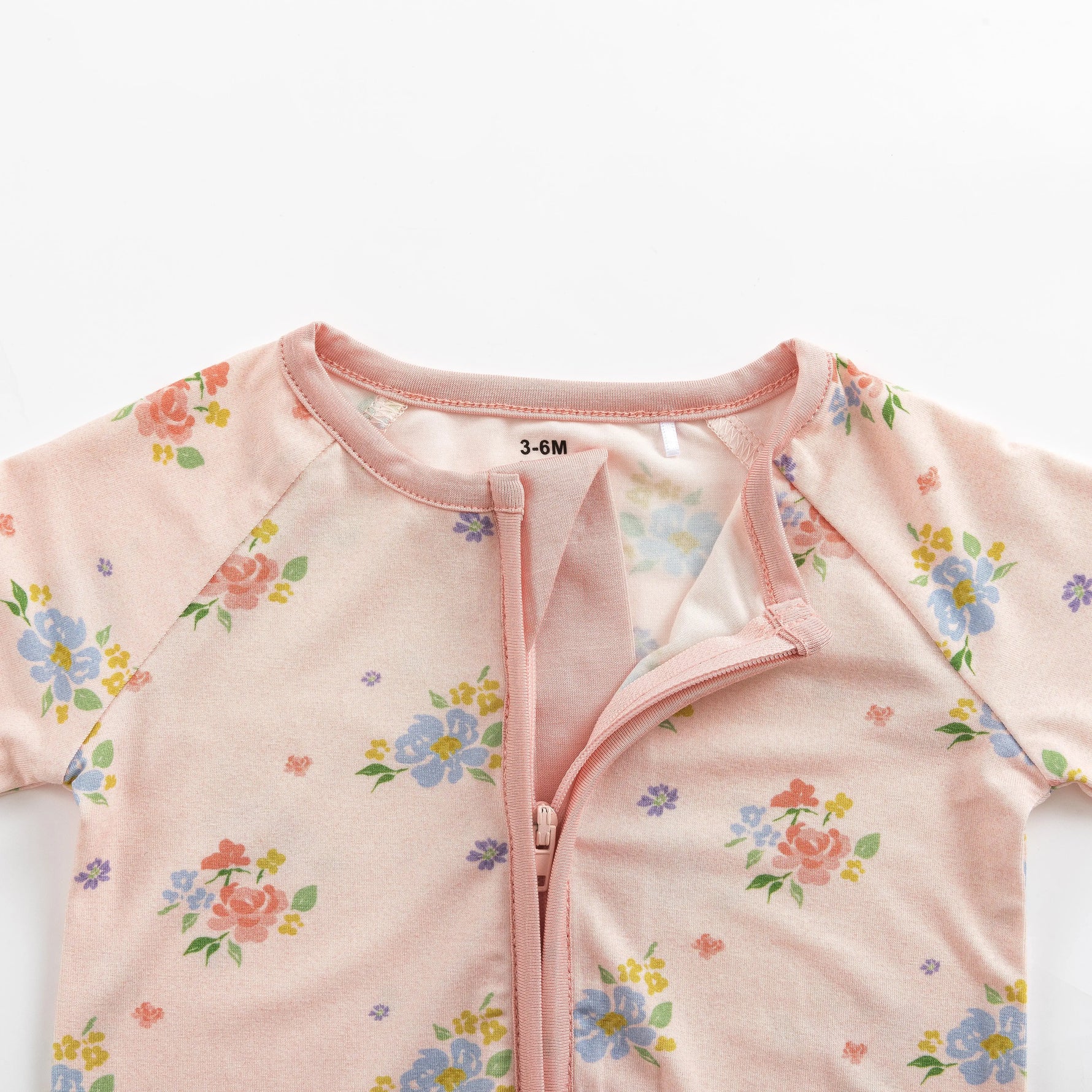 Dreamlet Blush Bloom (Convertible Zip Footies) - 