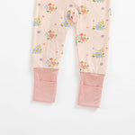 Dreamlet Blush Bloom (Convertible Zip Footies) - 
