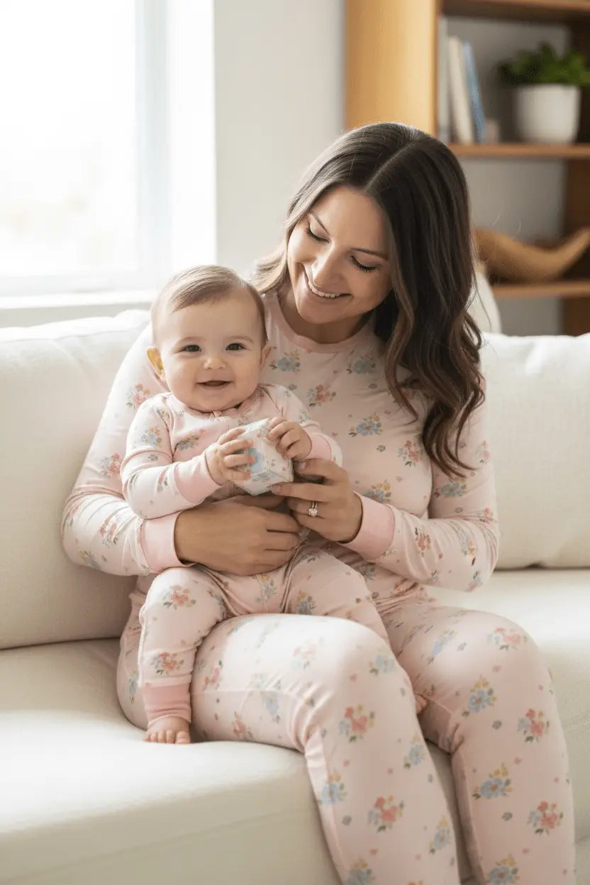 Dreamlet Blush Bloom (Women's Long Sleeve PJ) - 