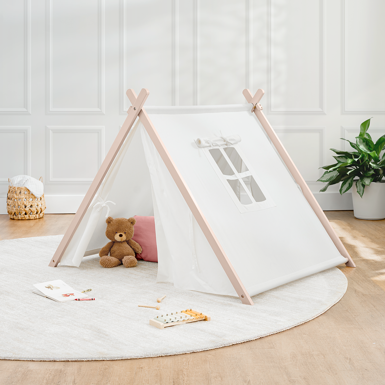 Blush Indoor Kids Play Tent For Cozy Creative Playtime Comfy Cubs Everetts Place: Online Boutique