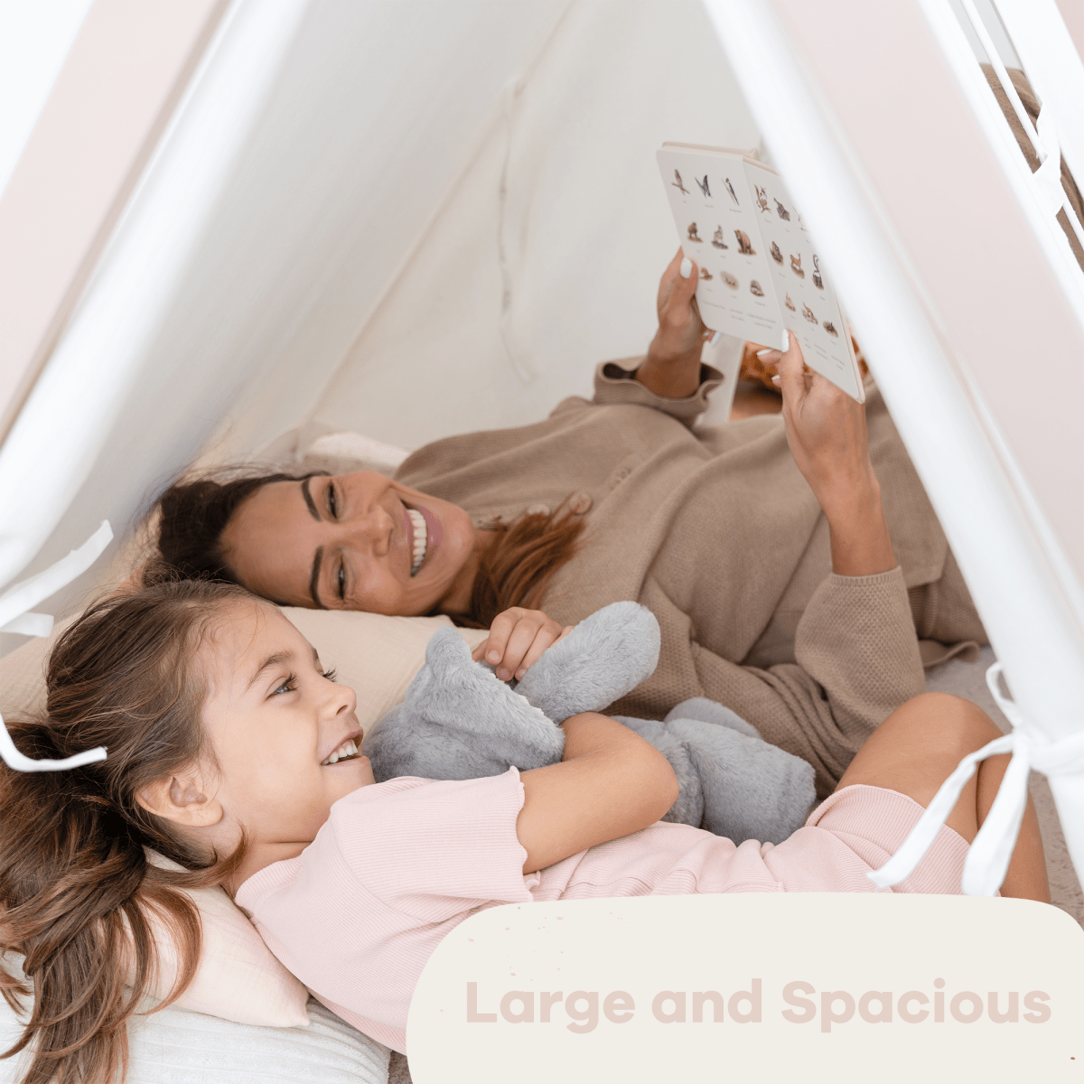 Comfy Cubs Blush Indoor Kids Play Tent For Cozy Creative Playtime - Everetts Place Boutique - 