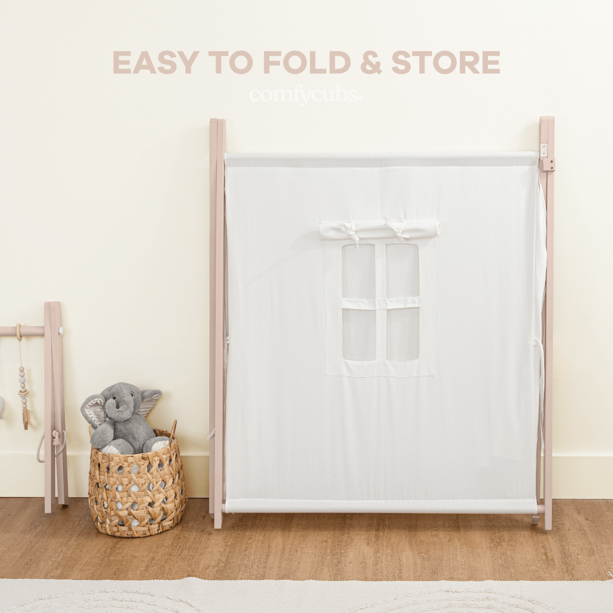Comfy Cubs Blush Indoor Kids Play Tent For Cozy Creative Playtime - Everetts Place Boutique - 