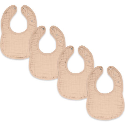 Comfy Cubs Muslin Bibs In Blush Soft Drool Bibs For Babies Comfy Cubs Everetts Place: Online Boutique 14.99