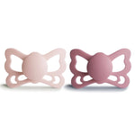Mushie Frigg Butterfly Anatomical Silicone Pacifier 2 Pack 6 to 18 Months - Baby & Toddler > Baby Health > Pacifiers & Teethers SILICONE FRIGG PACIFIERS
