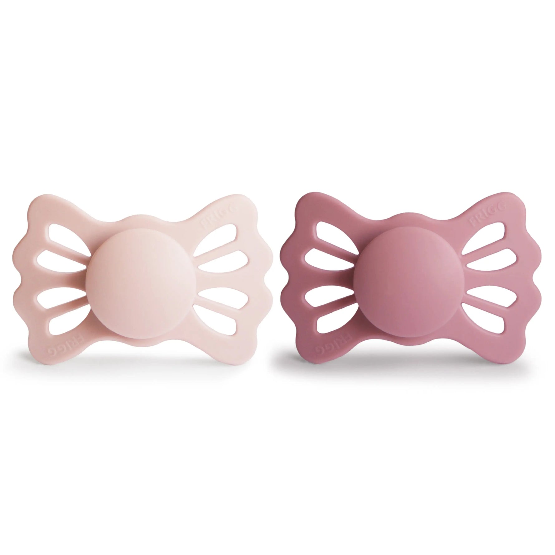 Mushie Frigg Lucky Symmetrical Silicone Pacifier 2 Pack for 6 to 18 Months - Baby & Toddler > Baby Health > Pacifiers & Teethers SILICONE FRIGG PACIFIERS