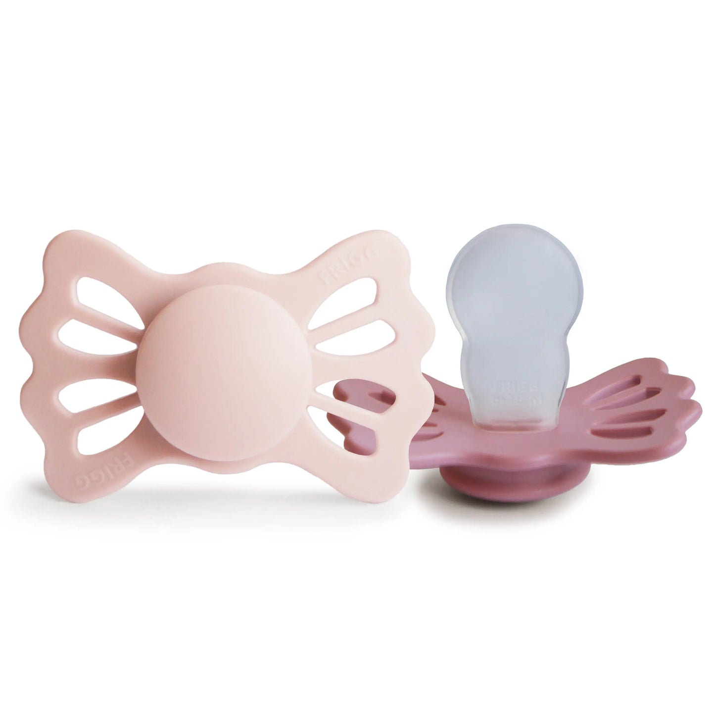 Frigg Lucky Symmetrical Silicone Pacifier 2 Pack for 6 to 18 Months Mushie