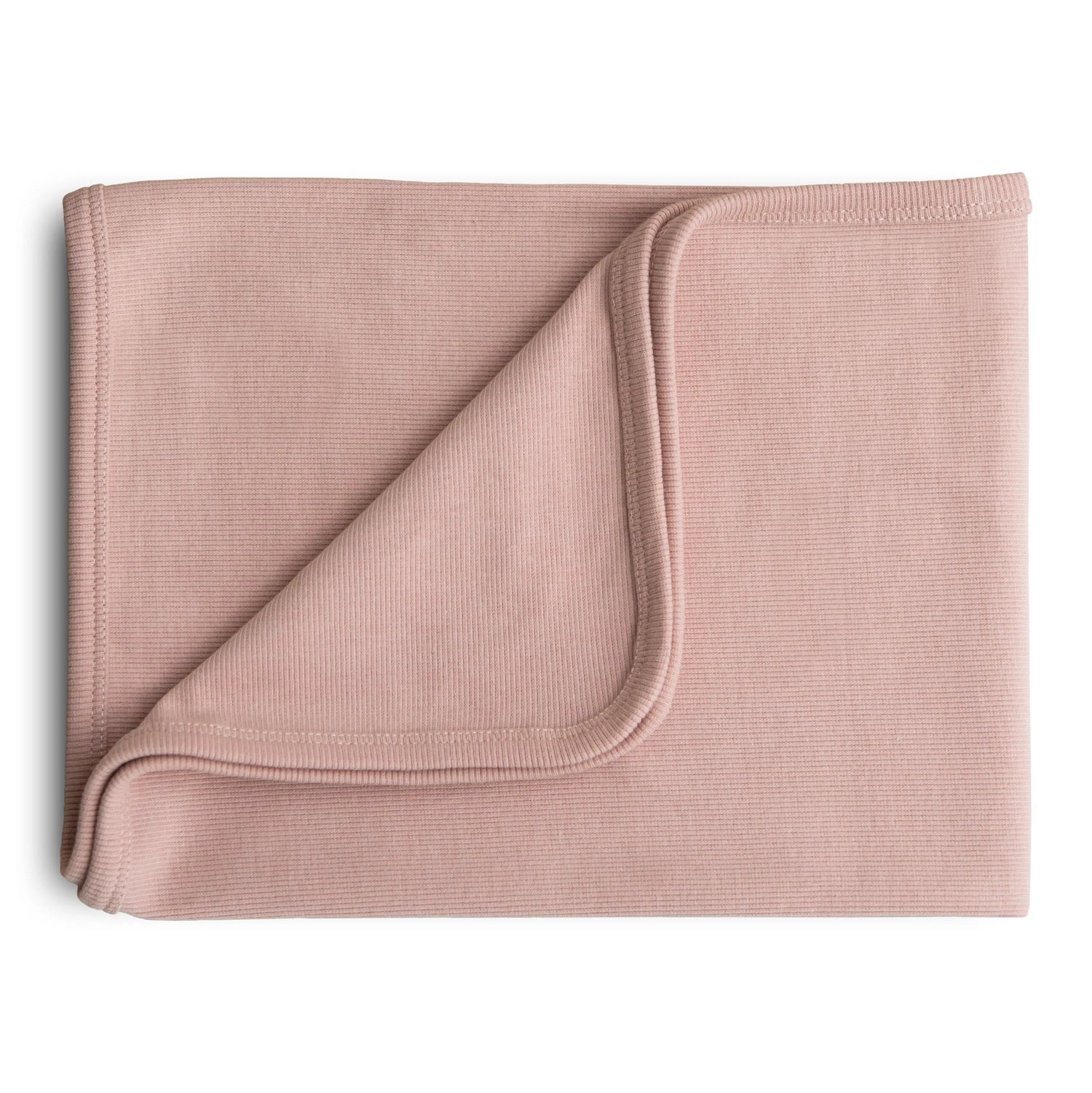 Mushie Ribbed Baby Blanket Made From Soft Organic Cotton - Baby & Toddler > Swaddling & Receiving Blankets > Receiving Blankets Blanket