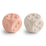 Mushie Mushie Dice Press Toy for Fine Motor Skill Development and Learning - Baby & Toddler > Baby Toys & Activity Equipment > Baby Activity Toys Press Toy