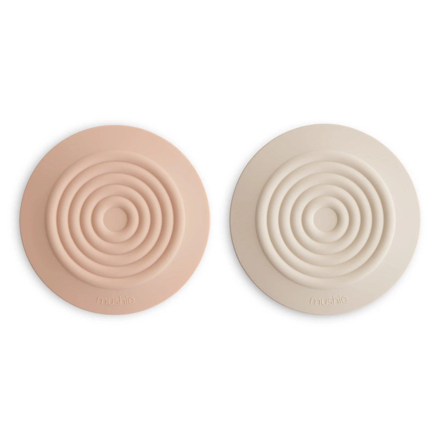 Silicone Bathtub Drain Stopper Set of 2 Flexible Water Seal Covers Mushie