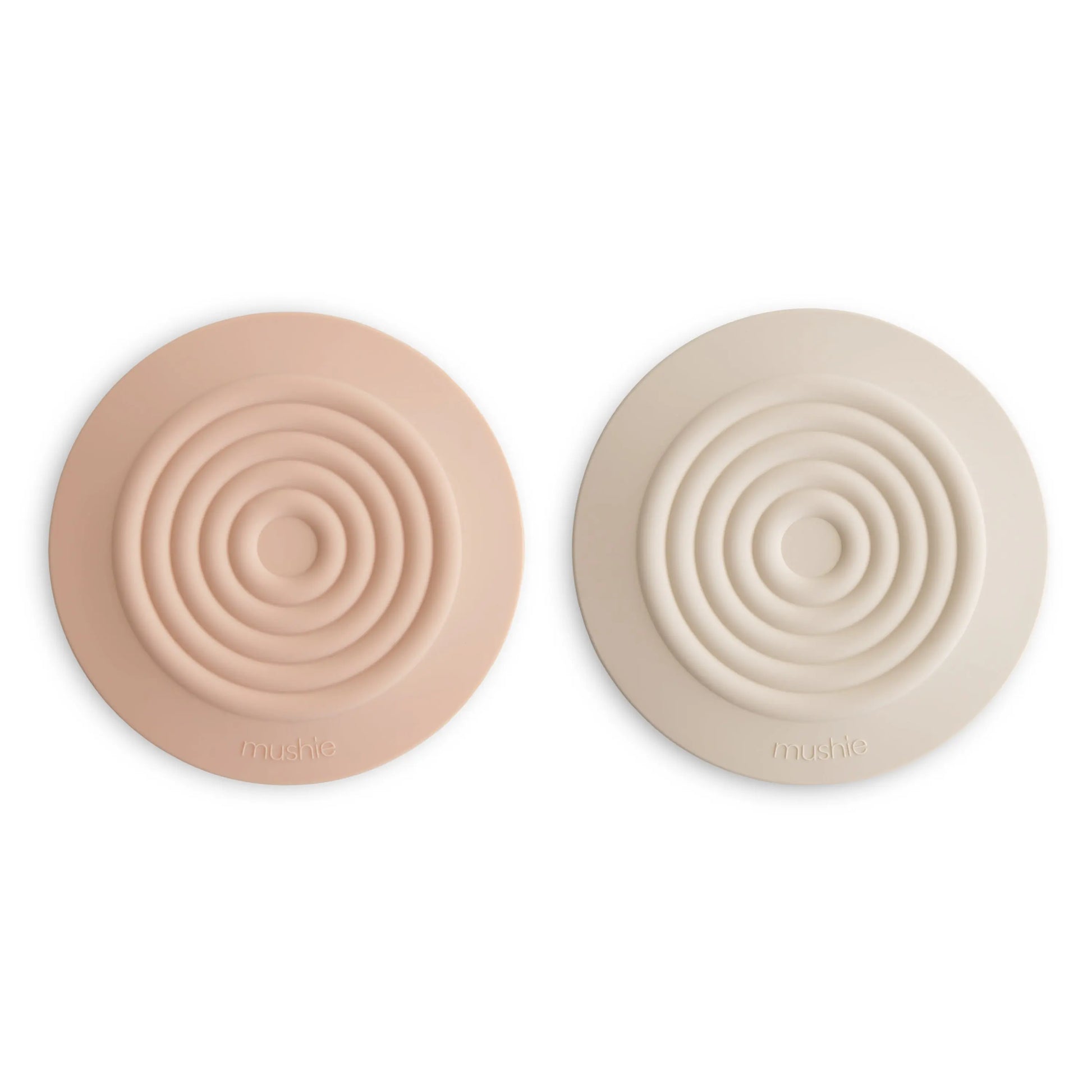 Silicone Bathtub Drain Stopper Set of 2 Flexible Water Seal Covers Mushie