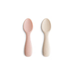 Mushie Silicone Toddler Starter Spoons Non Toxic Food Grade Gentle on Gums Easy Grip Handle - Home & Garden > Kitchen & Dining > Tableware > Flatware > Spoons silicone tableware