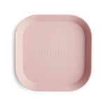 Mushie Square Dinnerware Plates for Babies BPA-Free Plastic Microwave and Dishwasher Safe Made in Denmark - Home & Garden > Kitchen & Dining > Tableware > Dinnerware > Plates Dinnerware
