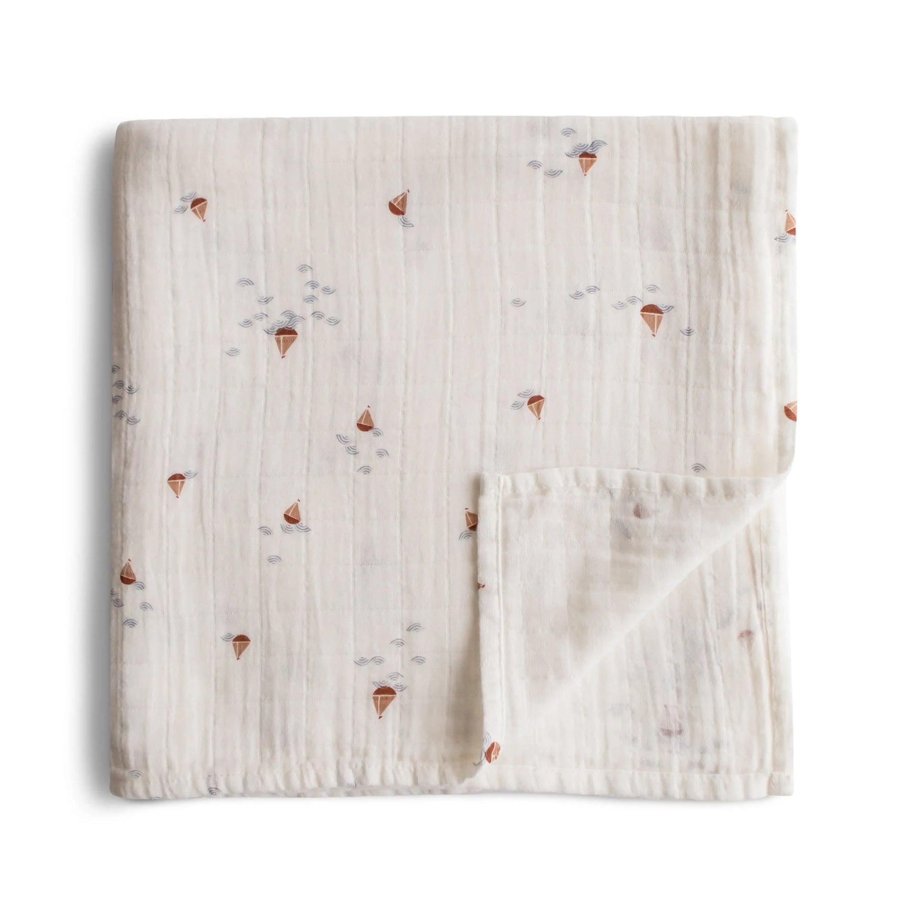 Mushie Organic Cotton Muslin Swaddle Blanket for Baby Cuddling and Nursing - Baby & Toddler > Swaddling & Receiving Blankets Swaddle