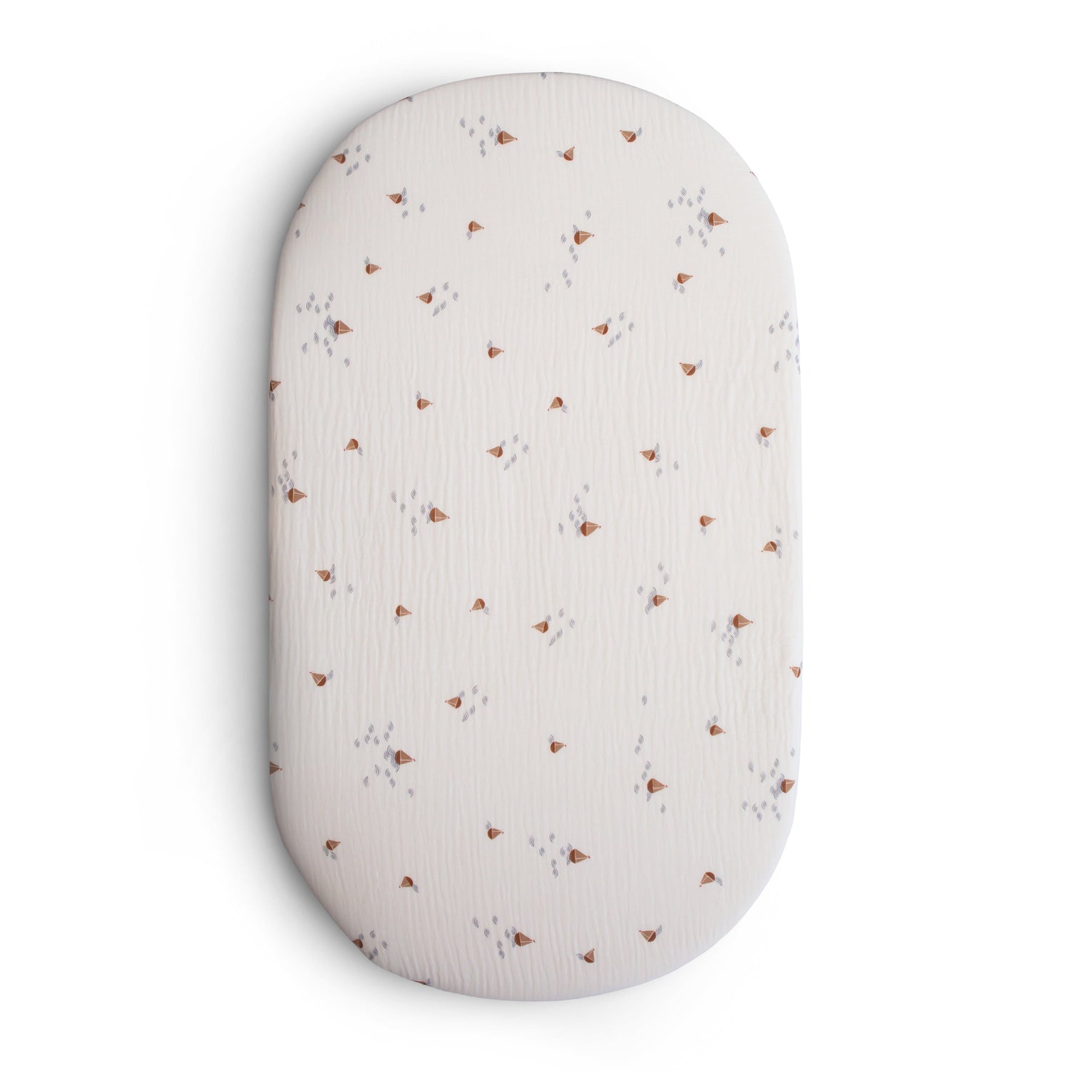 Extra Soft Bassinet Muslin Crib Sheet by Mushie at Everetts Place