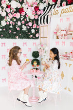 Mila & Rose ® Boho Bows Twirl Dress With Pocket Three Quarter Sleeves - Everetts Place Boutique - 