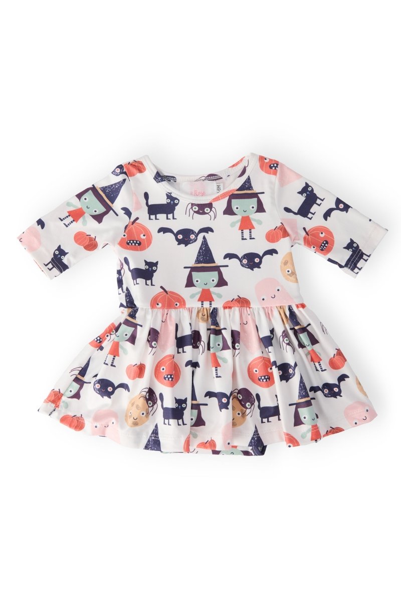 Mila & Rose ® Boo Crew Twirl Baby Bodysuit Snap Closure Mila Rose - Everetts Place Boutique - 