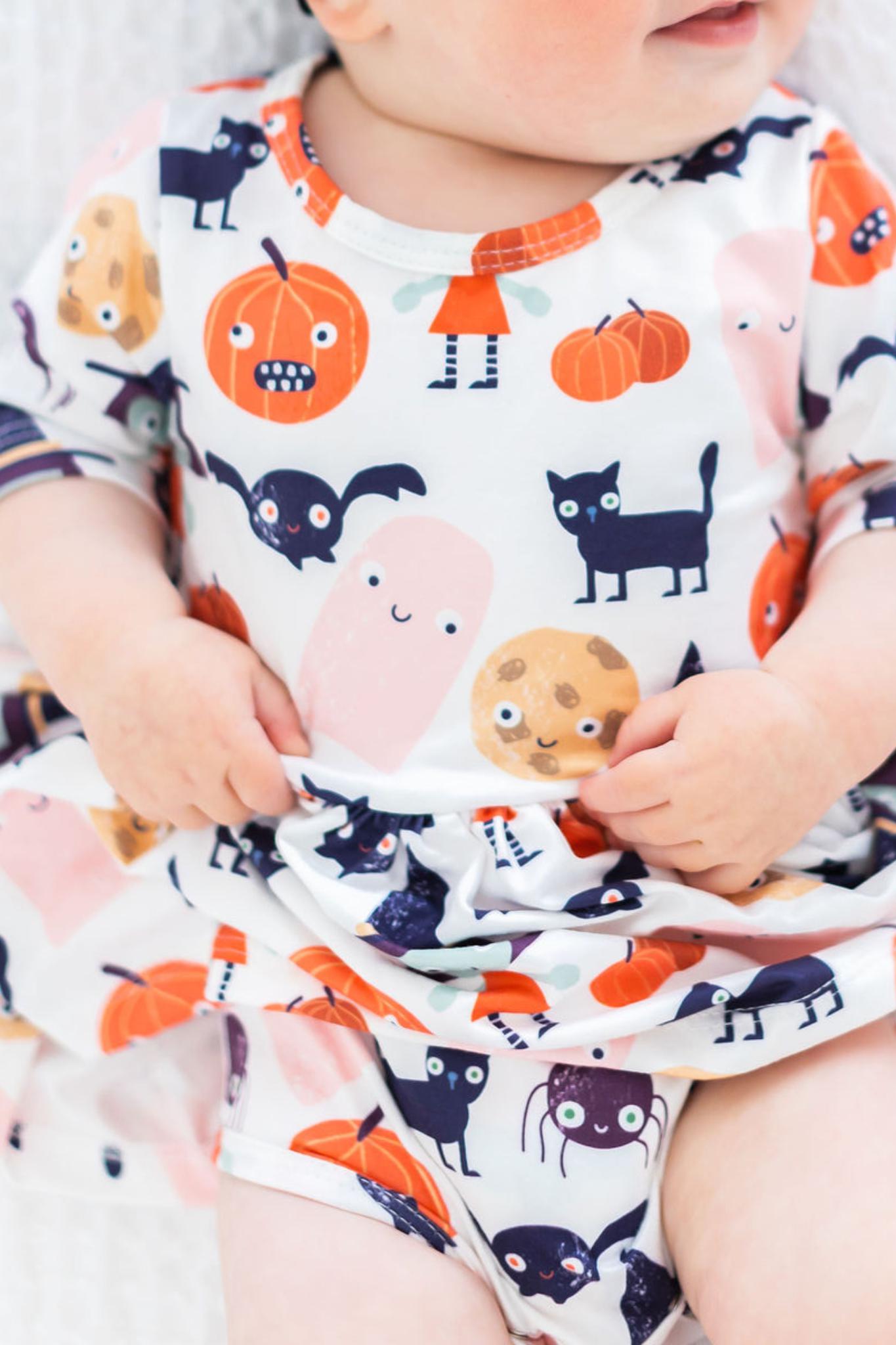 Boo Crew Twirl Baby Bodysuit Snap Closure Mila Rose Mila & Rose ® Everetts Place: Online Boutique