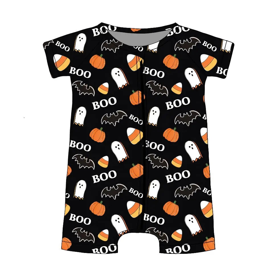 Boo Halloween, Romper Miller & Co. Everetts Place Boutique