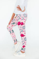 Mila & Rose organic baby Boots & Bling leggings, cute boot & sparkle print