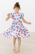 Born to Sparkle Flutter Sleeve Twirl Dress for Toddlers Mila & Rose ® Everetts Place: Online Boutique
