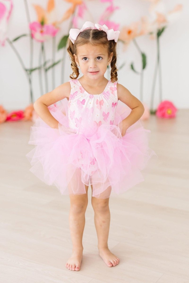 Mila & Rose ® Bow Beauty Tank Tutu Leotard for Petite Dancers Dress Up - Everetts Place Boutique - 