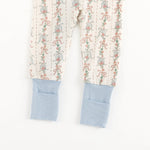 Dreamlet Bow Blossom Convertible Zip Footies For Babies Dreamlet - Apparel & Accessories > Clothing > Baby & Toddler Clothing > Baby & Toddler Sleepwear Convertible Zip Footies