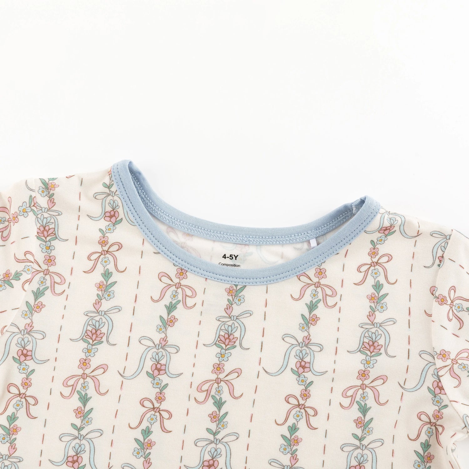 Dreamlet Bow Blossom Long Sleeve Two Piece Pajama Set Dreamlet - Apparel & Accessories > Clothing > Baby & Toddler Clothing > Baby & Toddler Sleepwear Two Piece PJs