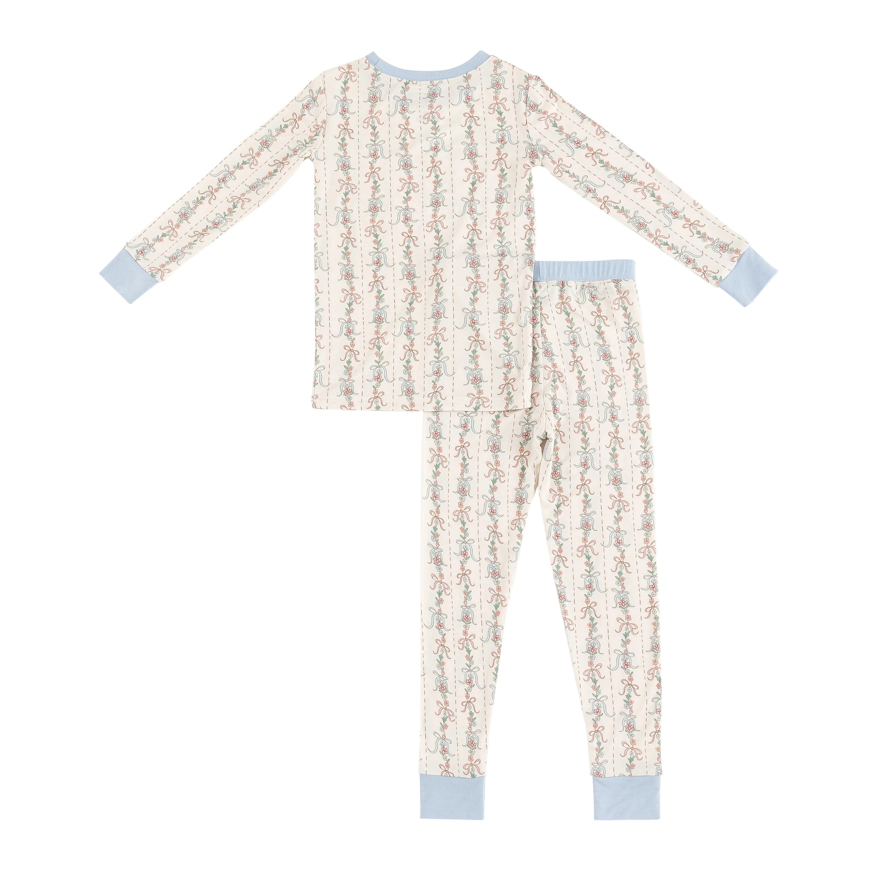 Dreamlet Bow Blossom Long Sleeve Two Piece Pajama Set Dreamlet - Apparel & Accessories > Clothing > Baby & Toddler Clothing > Baby & Toddler Sleepwear Two Piece PJs