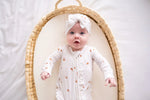 Harp Angel Boutique Soft Bamboo Bow Turban Hat with Stretch for Newborn Girls - Apparel & Accessories > Clothing Accessories > Baby & Toddler Clothing Accessories > Baby & Toddler Hats Hat