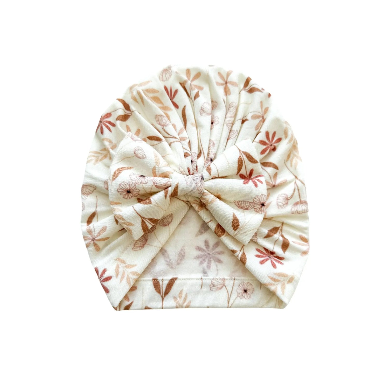 Harp Angel Boutique Soft Bamboo Bow Turban Hat with Stretch for Newborn Girls - Apparel & Accessories > Clothing Accessories > Baby & Toddler Clothing Accessories > Baby & Toddler Hats Hat