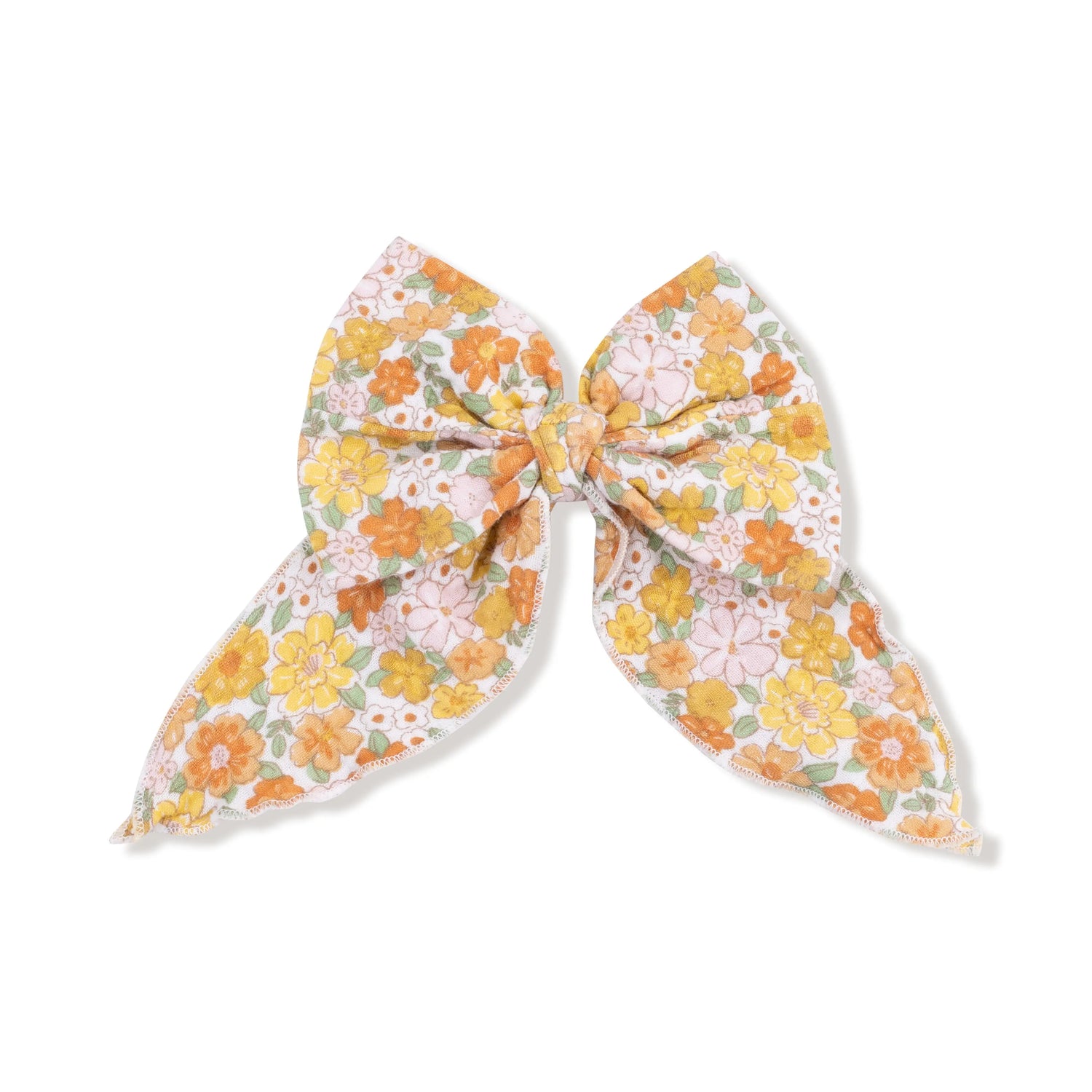 Angel Dear Bow With Tails Clip In Organic Cotton Muslin Hair Accessory - Apparel & Accessories > Clothing > Baby & Toddler Clothing 965