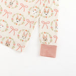 Dreamlet Bows And Bunnies Two Piece Set Soft Bamboo Fabric Dreamlet - Apparel & Accessories > Clothing > Baby & Toddler Clothing > Baby & Toddler Sleepwear Two Piece PJs