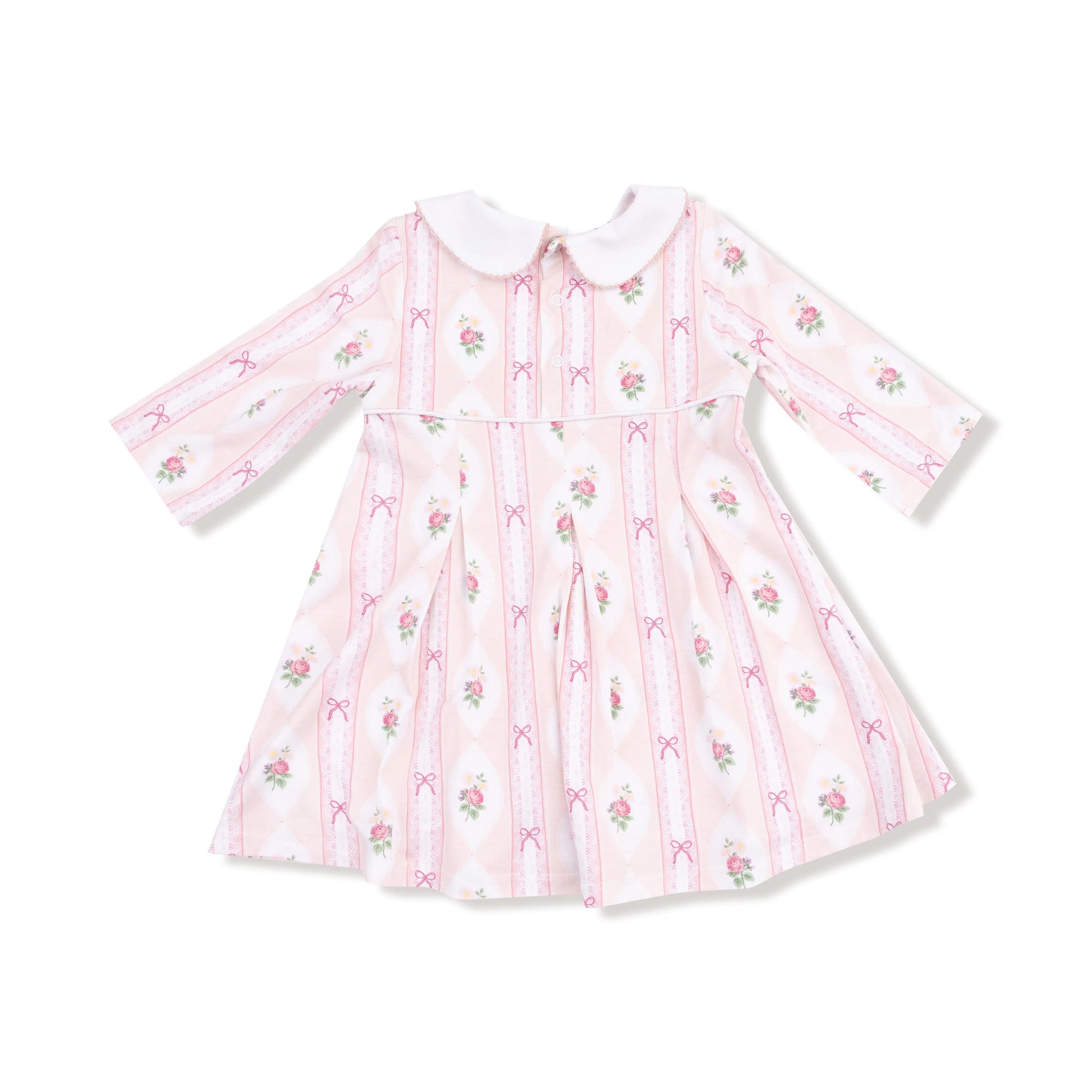 Box Pleat Dress With Peter Pan Collar And Diaper Cover Angel Dear Everetts Place: Online Boutique