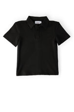 Boys Black S/S Polo - Sleeve, Collar, White, Polo shirt, Active Shirt | Everetts Place