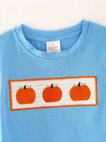 Boys Halloween Smocking Embroidered Cotton Plaid Set Rylee Faith Designs Everetts Place: Online Boutique