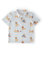 Mila & Rose boys' Quarter-Bark short-sleeve polo shirt