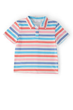 Boys Red, White & Stripe S/S Polo Mila & Rose ® 