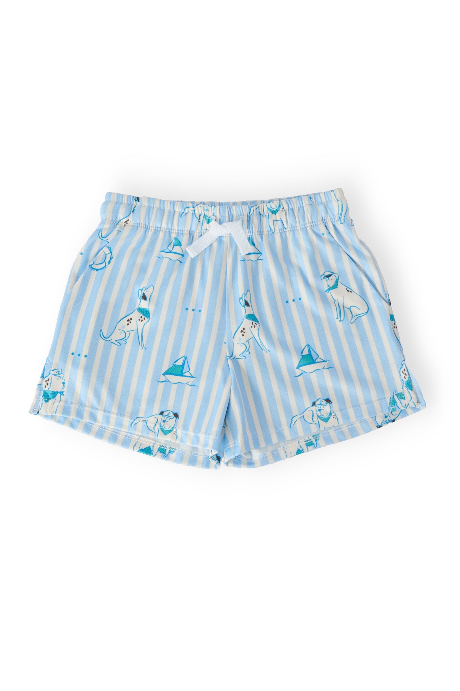 Boys Seaside Pup Play Shorts - Boardshorts, Bermuda shorts, Trunks, Shorts, Swimwear | Everetts Place