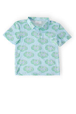 Boys Short Sleeve Polo Shirt On The Green Versatile Schoolwear Mila & Rose ® 