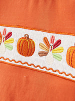 Rylee Faith Designs Boys Thanksgiving Smocking Embroidered Plaid Outfit Set - Apparel & Accessories > Clothing > Baby & Toddler Clothing Outfit